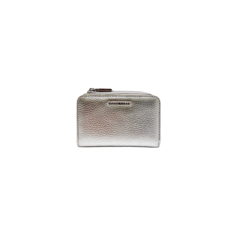 COCCINELLE - Metallic Soft Portafoglio Mini - Silver