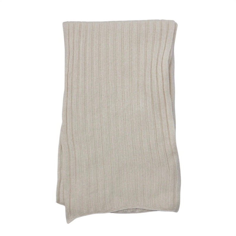 RIVIERA CASHMERE - Sciarpa Coste - Panna