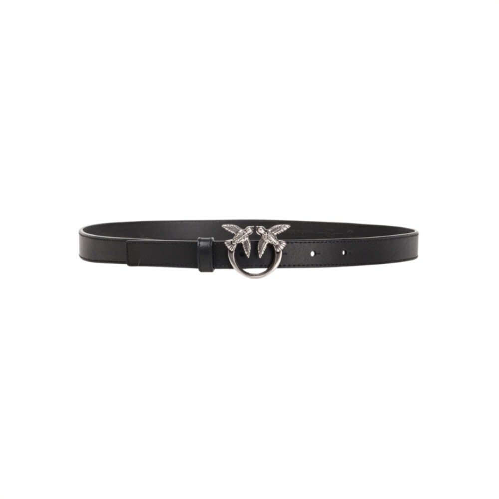 PINKO - Love Berry Simply [2 cm] - Black/Silver