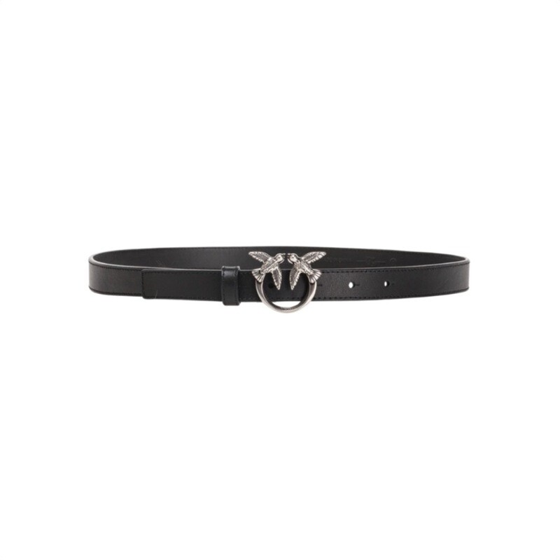 PINKO - Love Berry Simply [2 cm] - Black/Silver