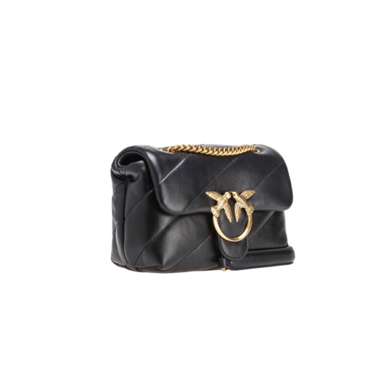 PINKO - Love Mini Puff Classic - Black/Oro