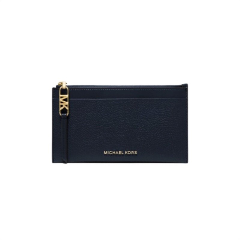 MICHAEL KORS - Empire LG Zip Card Case - Navy