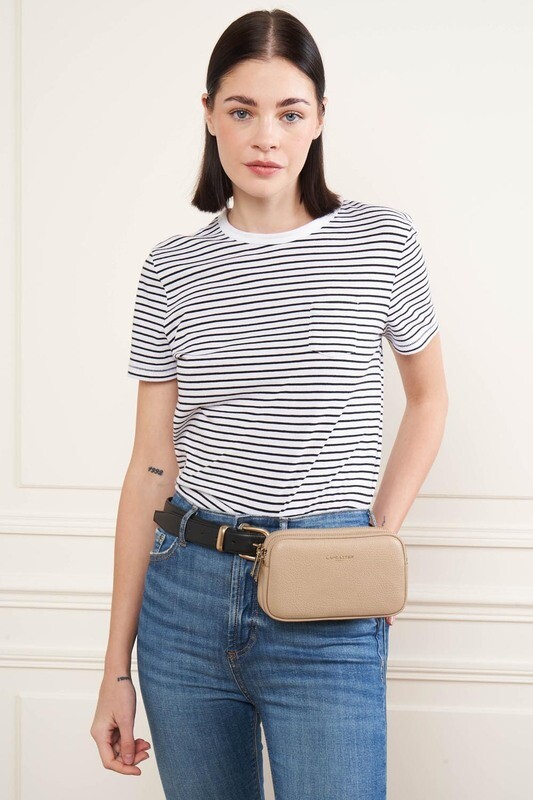 LANCASTER - Dune Mini Bag/Marsupio - Beige Foncé