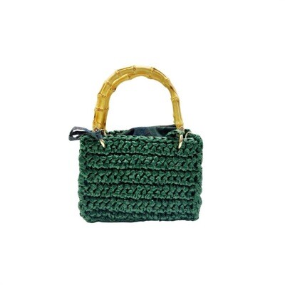 CHICA - Meteora Shopping Bag Piccola - Forest/Blu