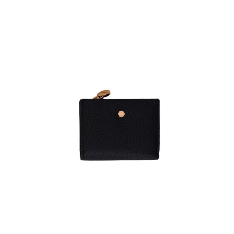 BORBONESE - Classica Portafoglio Nylon Mini - Dark Black