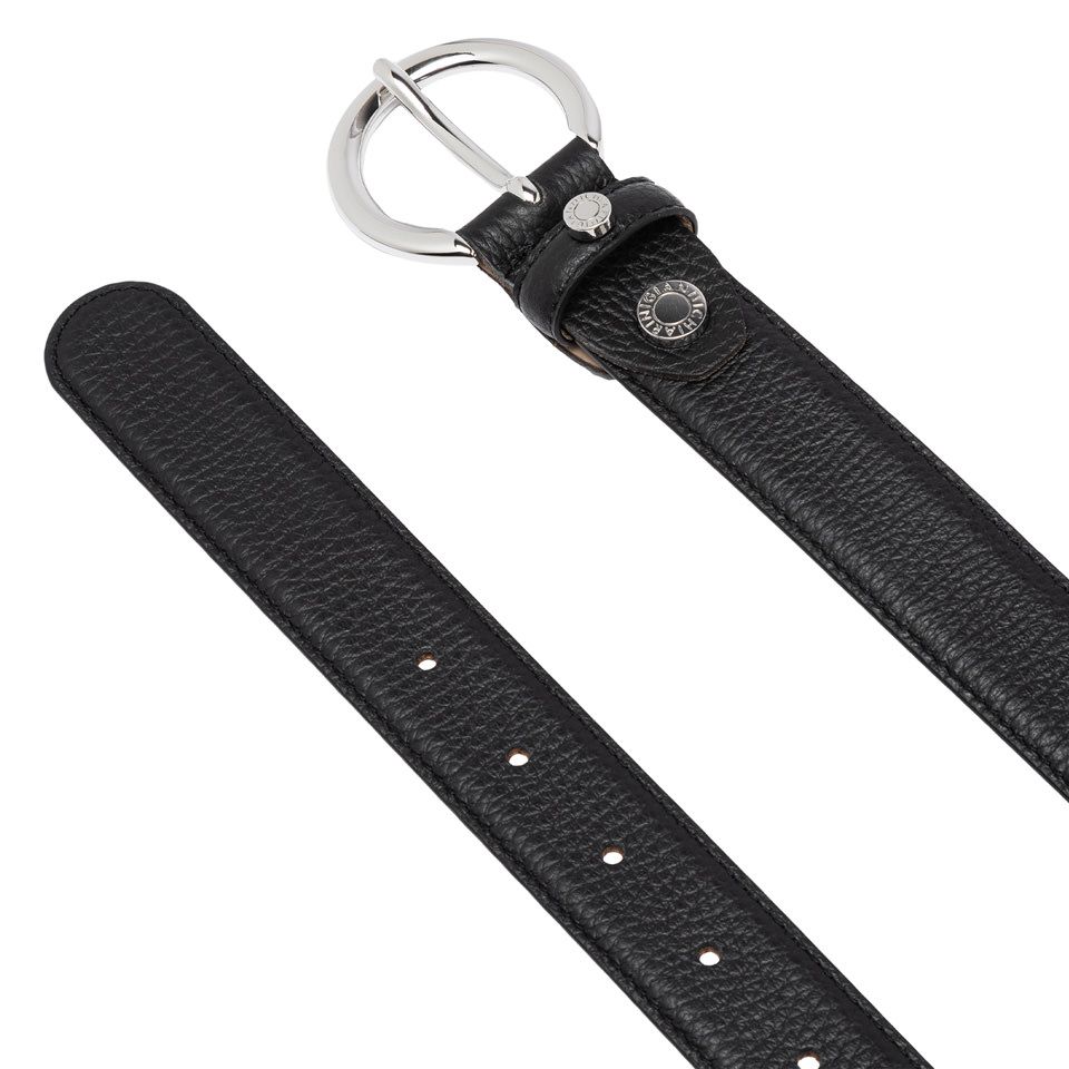 GIANNI CHIARINI - Cintura in pelle [3 cm] - Nero