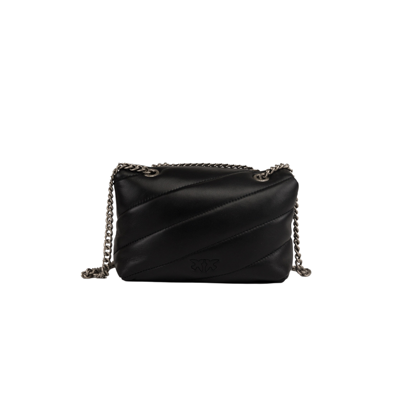 PINKO - Love Baby Puff Classic - Black/Argento