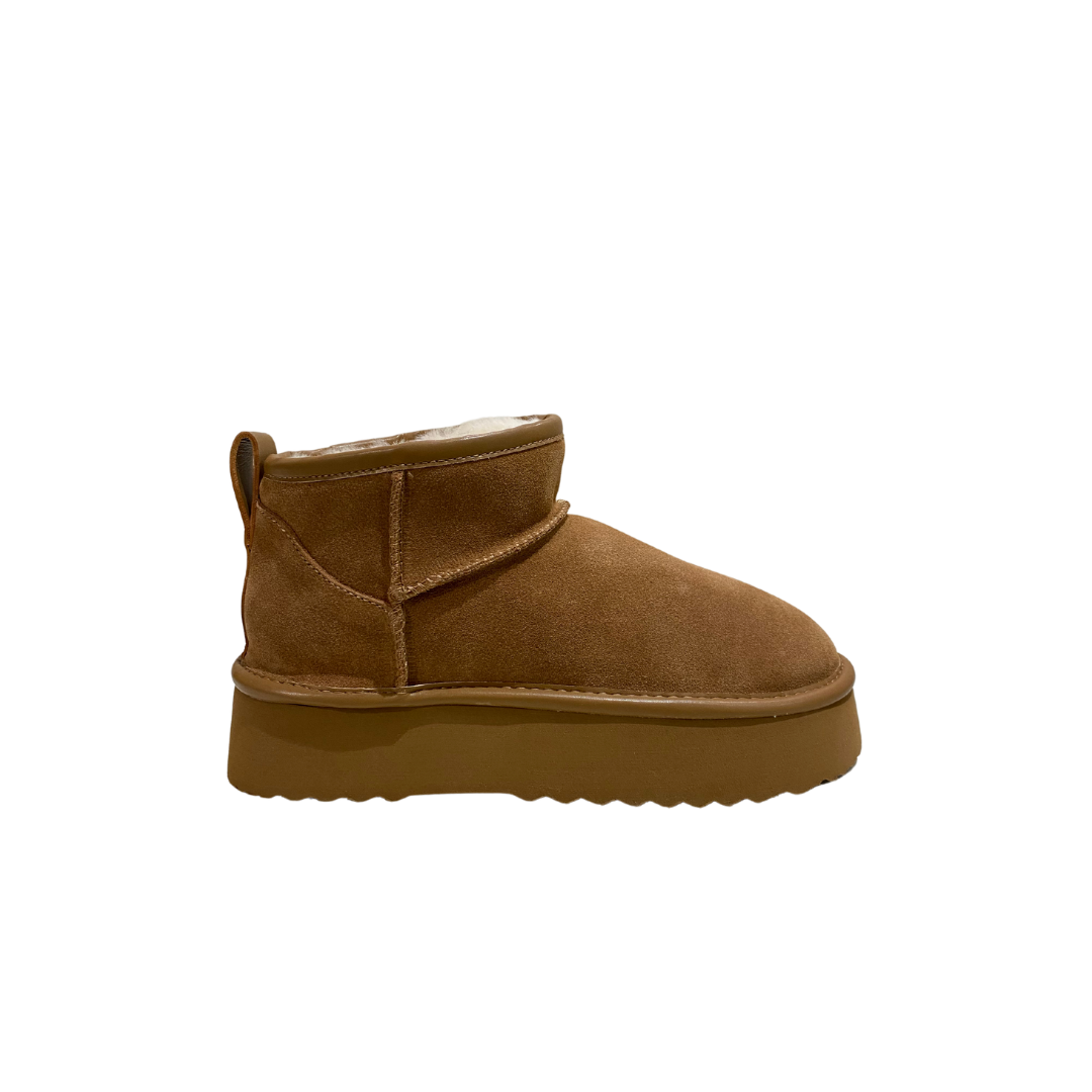 HOOR - Vega Low stivaletto cno pelo - Taupe