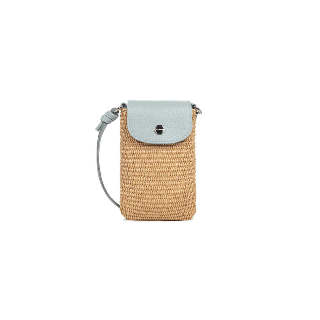 LANCASTER - Osier porta cellulare - Blue Fumè