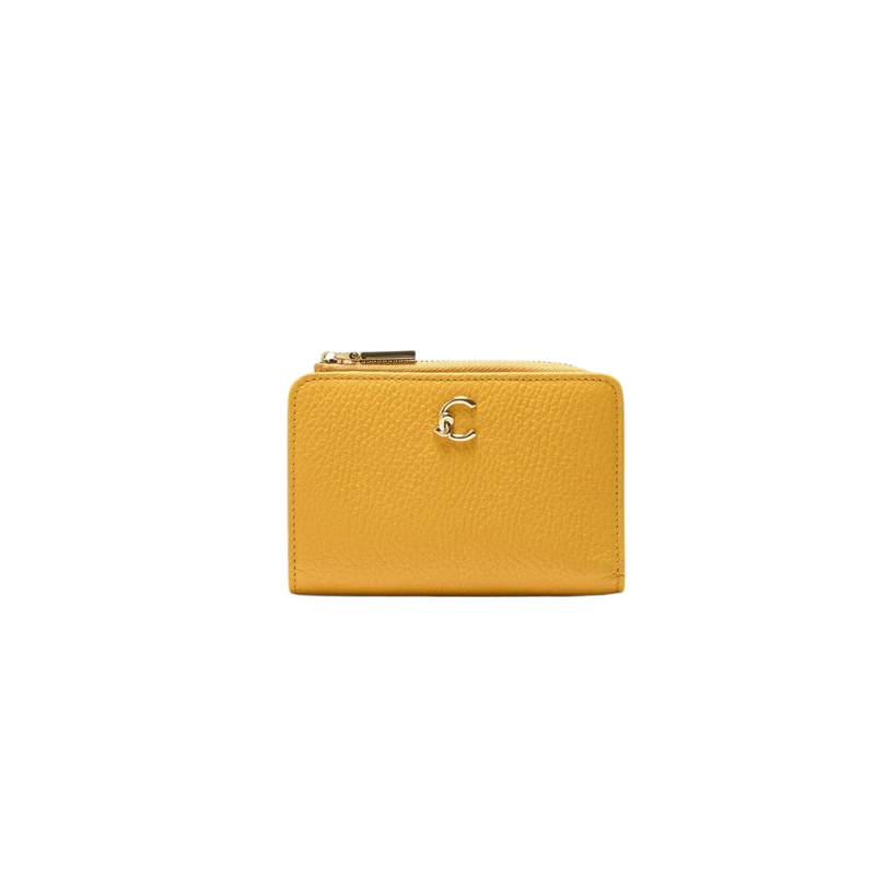 COCCINELLE - C-Me Portafoglio compatto con zip - Soleado