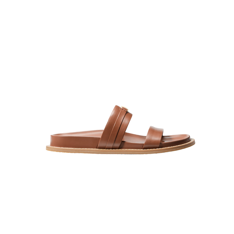 MICHAEL KORS - Mandy Flat Sandal - Luggage