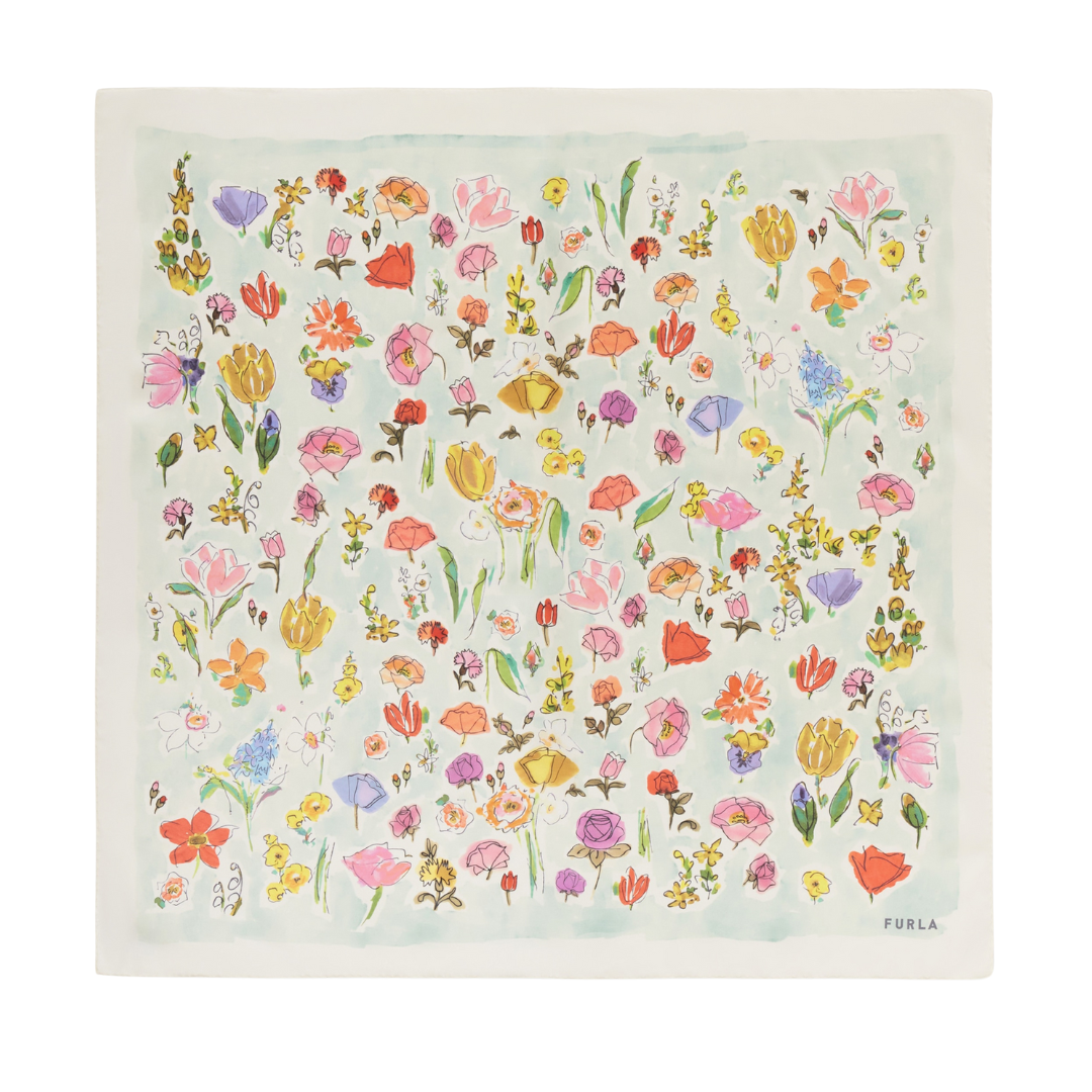 FURLA - Foulard Tortona Foulard 90x90 - Toni Rugiada