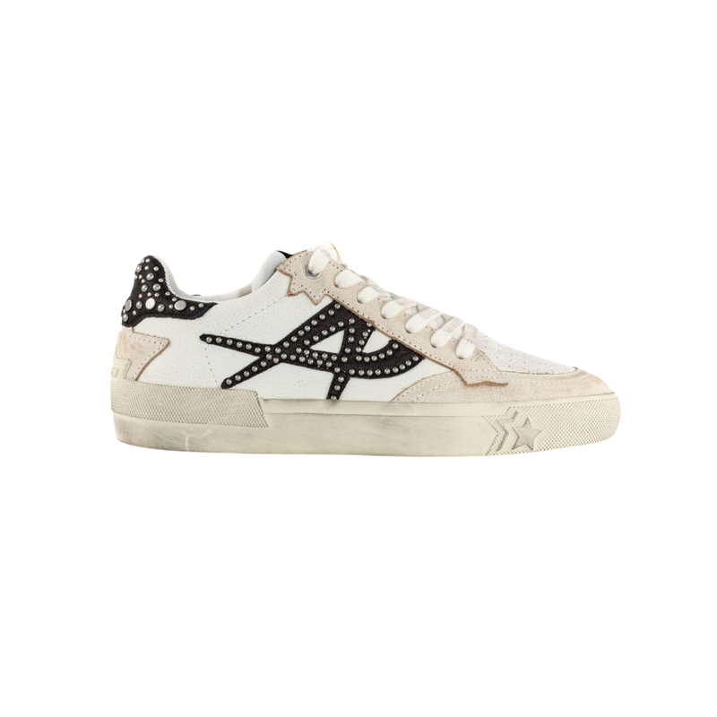 ASH - Moonlight Studs Sneakers - Beige/Black