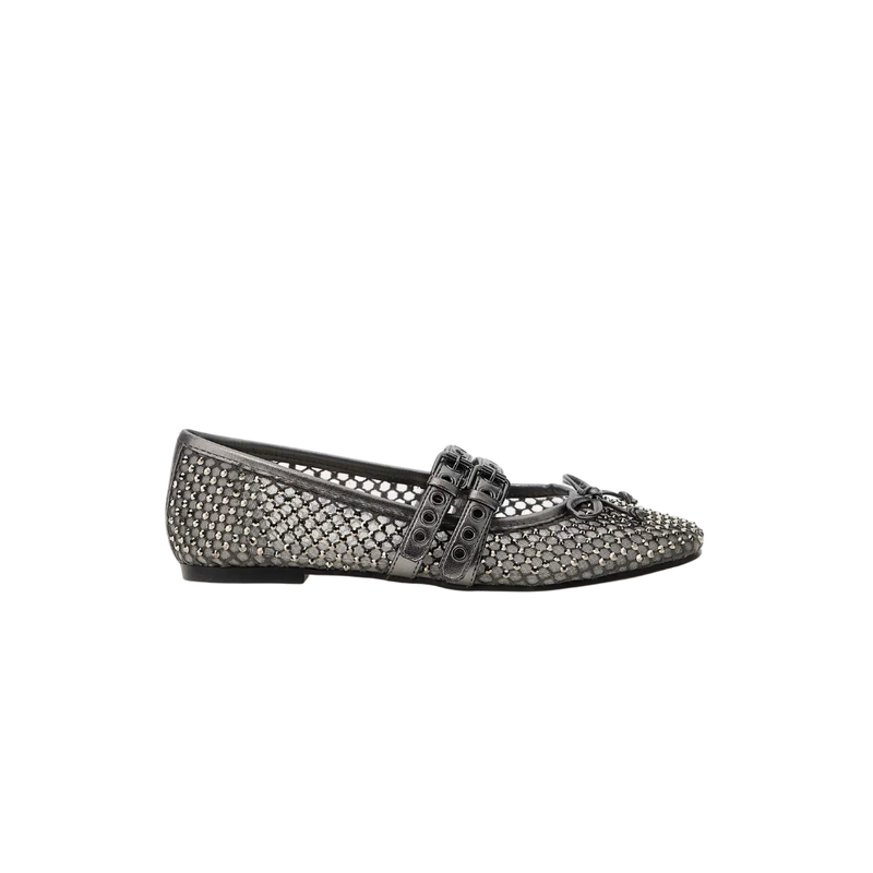 GUESS - Ballerina Kayann borchie- Argento