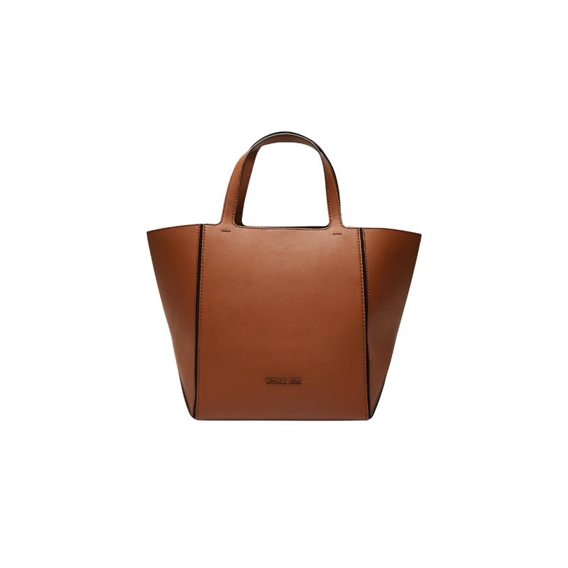 MICHAEL KORS - Tote Jordi media in pelle - Cuoio