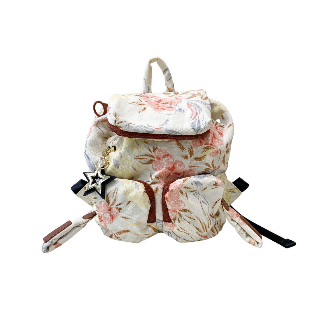 SEE BY CHLOÈ - (borsa di seconda mano)  Zaino Joy Rider Medium - Denim Floral Print