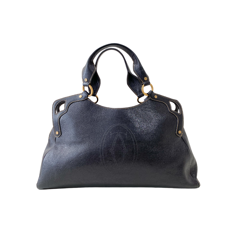 CARTIER - (borsa di seconda mano) Borsa MARCELLO GM grande Noir