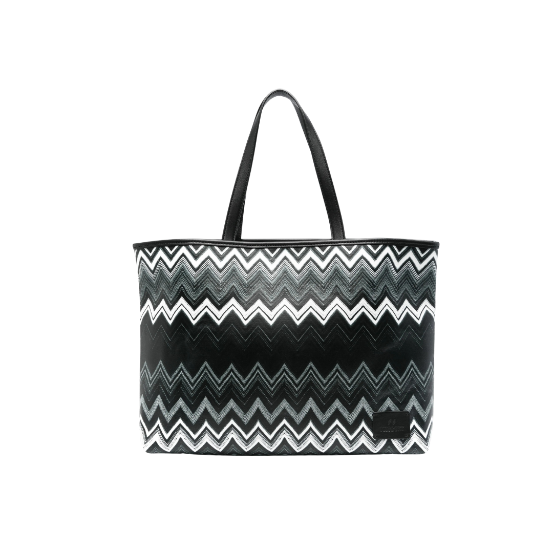 MISSONI - Tote Large Black Canvas