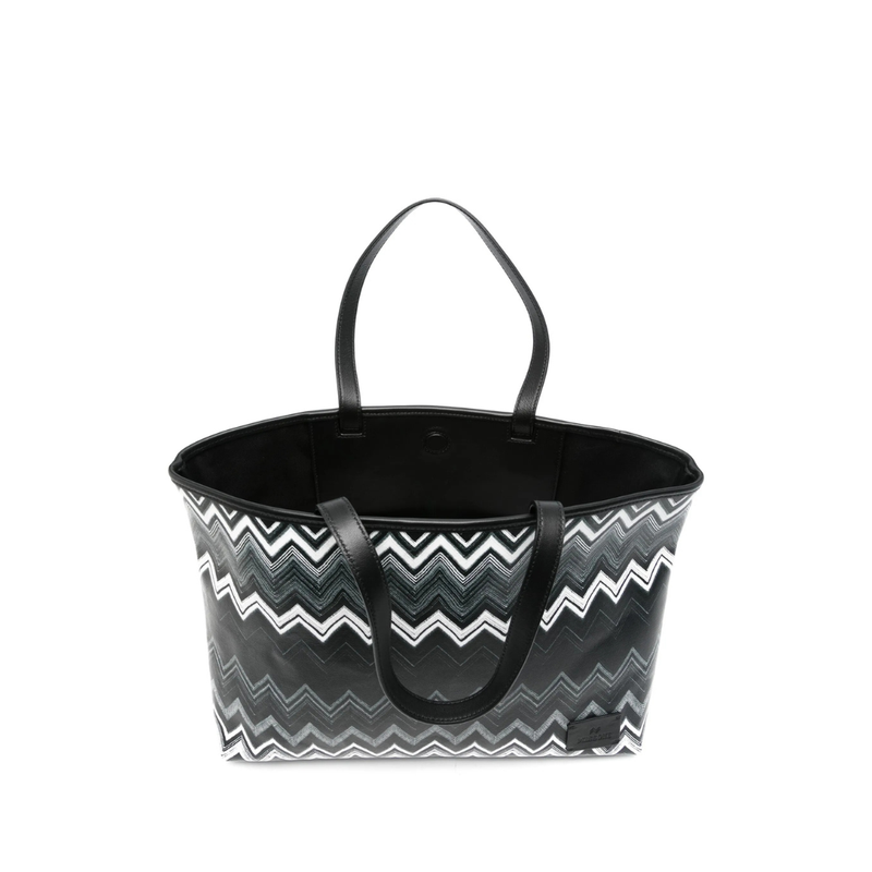 MISSONI - Tote Large Black Canvas