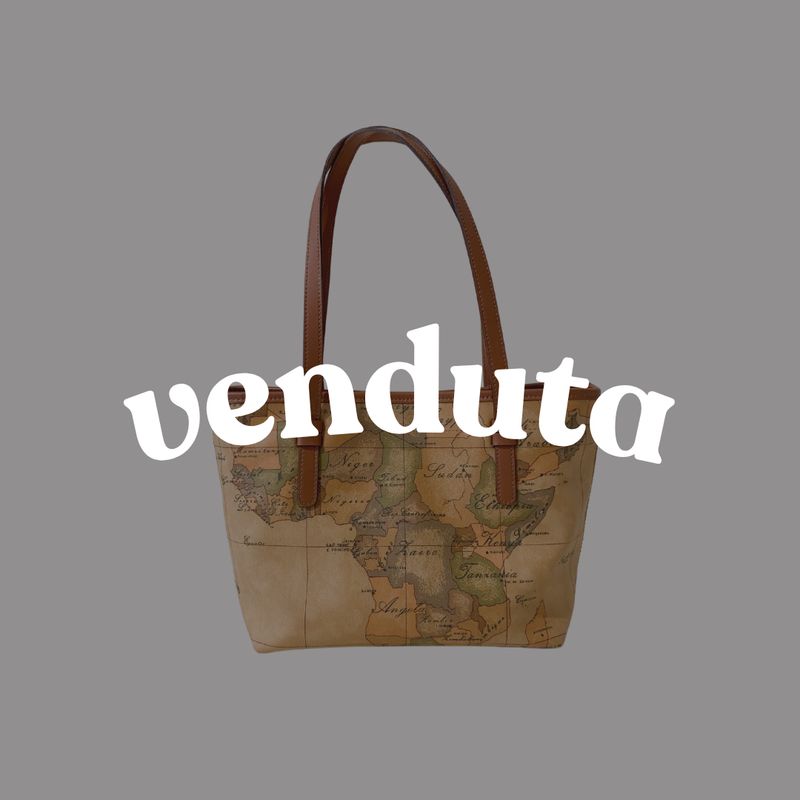 ALVIERO MARTINI - (borsa di seconda mano) Shopping piccola C D003 6000