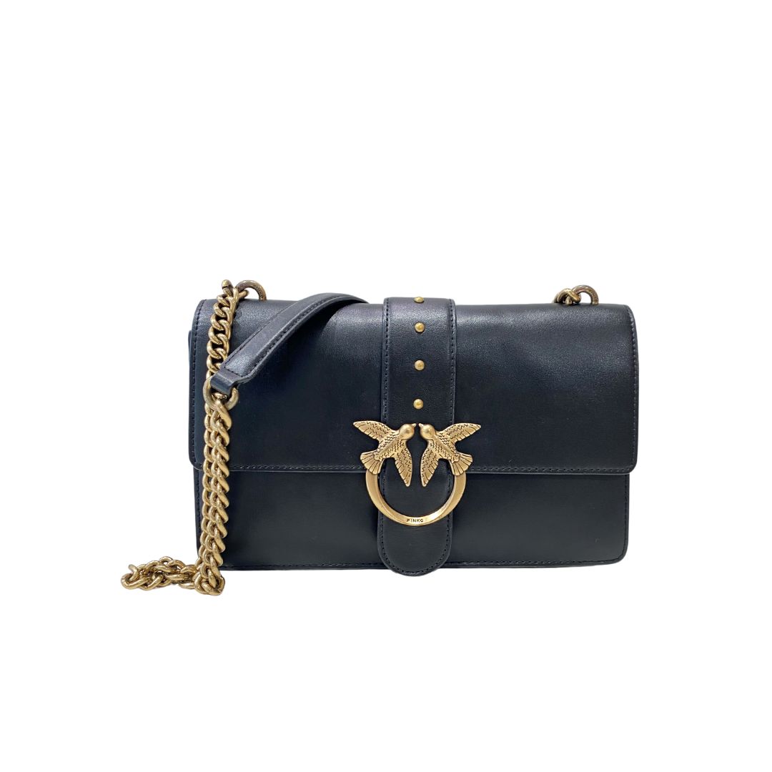 PINKO - (borsa di seconda mano) - Love Classic - Black/Oro