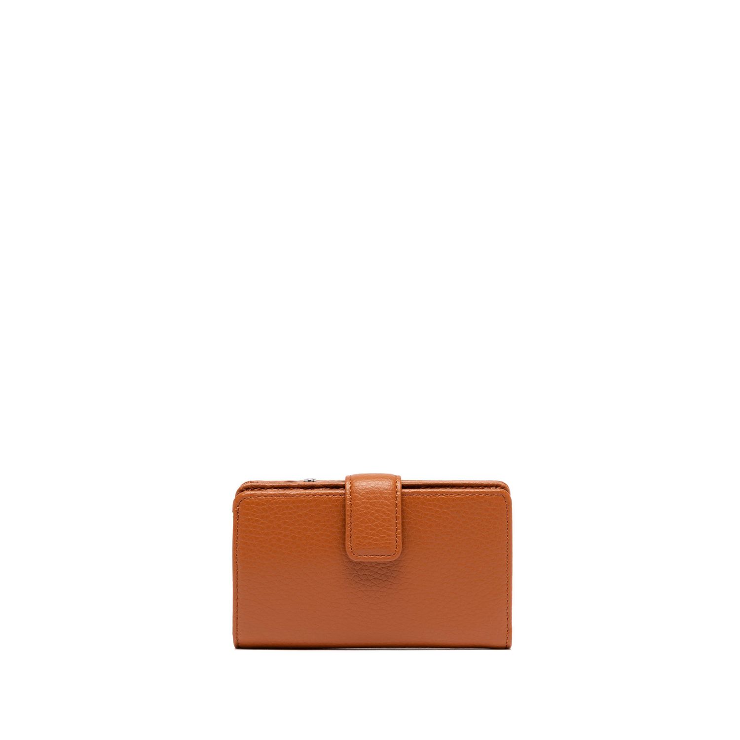 GIANNI CHIARINI - Wallets Grain con zip medio - Caramello