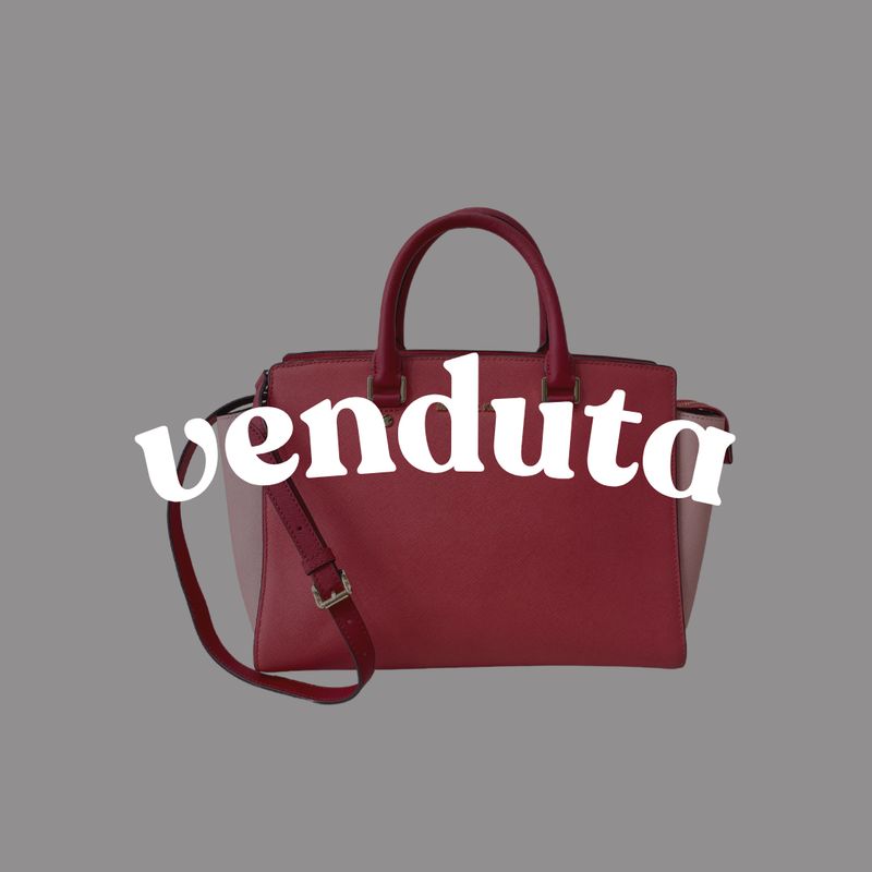 MICHAEL KORS - (borsa di seconda mano) Selma grande Red/SoftPink