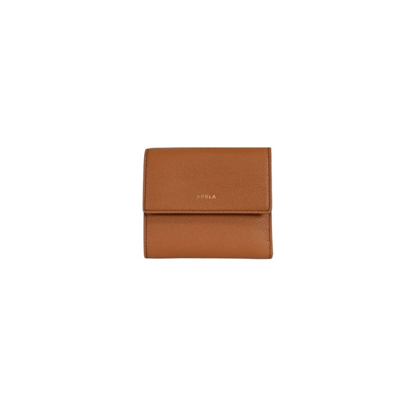 FURLA - Goccia M Compact Wallet - Brandy