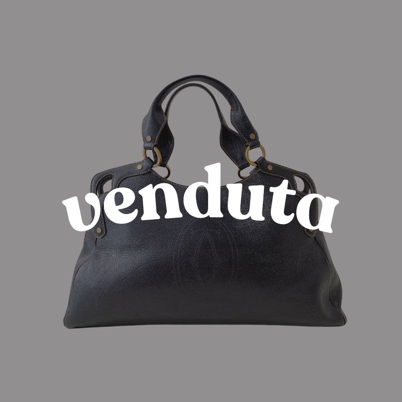 CARTIER - (borsa di seconda mano) Borsa MARCELLO GM grande Noir