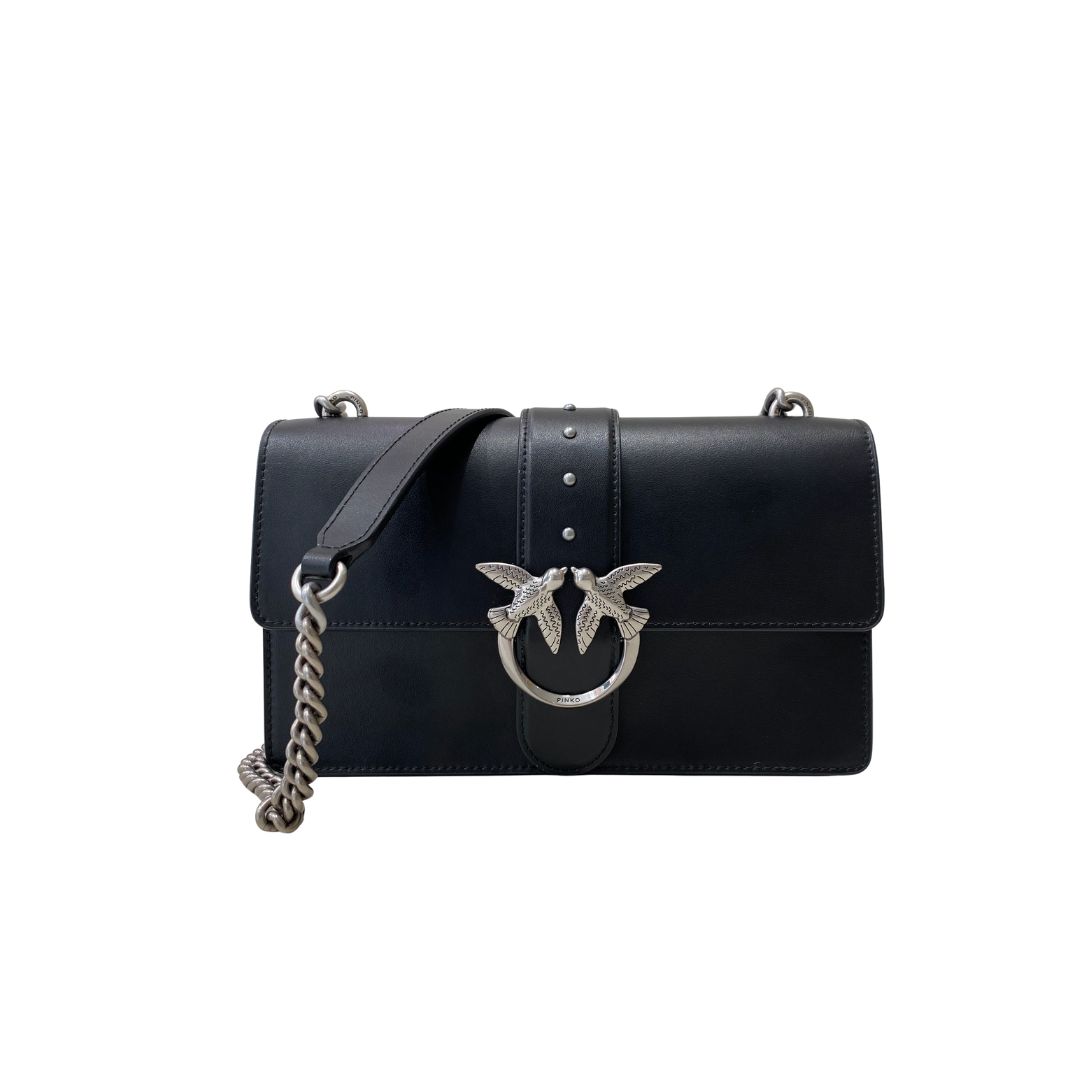 PINKO - (borsa di seconda mano) - Love Classic - Black/Silver