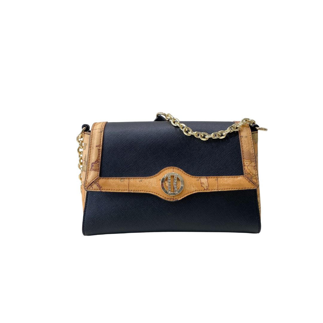 ALVIERO MARTINI - (borsa di seconda mano) Tracolla con patta