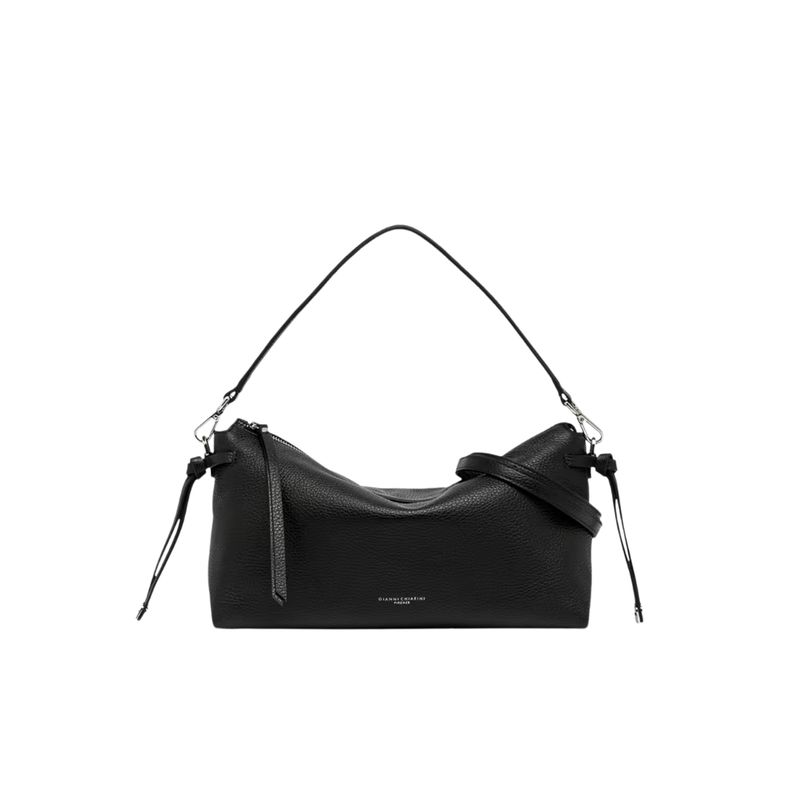 GIANNI CHIARINI - Brina sacca media con zip - Nero