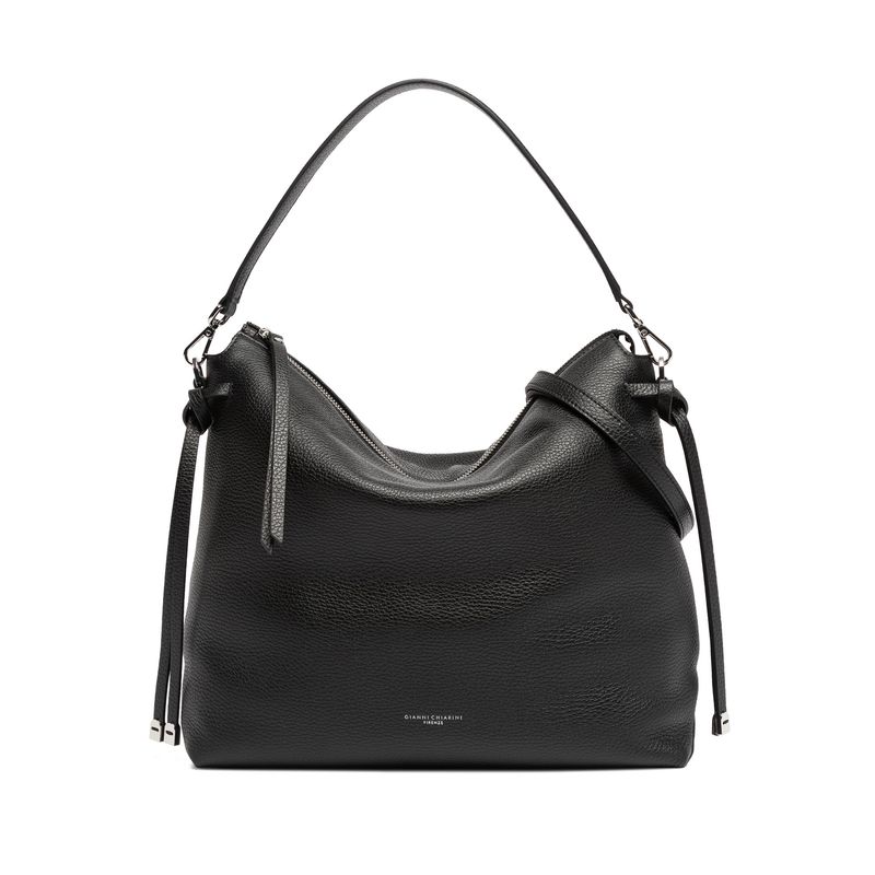 GIANNI CHIARINI - Brina sacca grande con zip - Nero