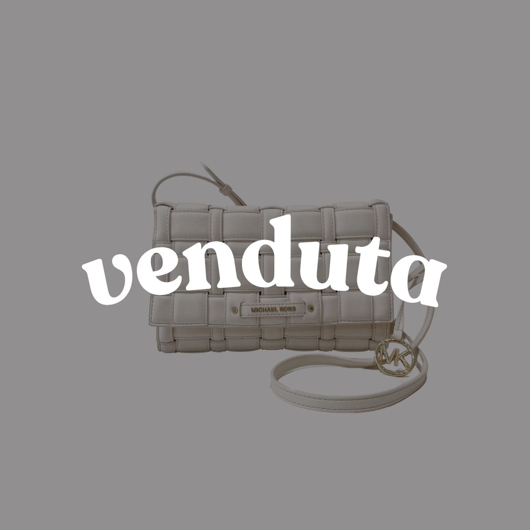 MICHAEL KORS - (borsa di seconda mano) Borsa a tracolla Ivy Large - Cream