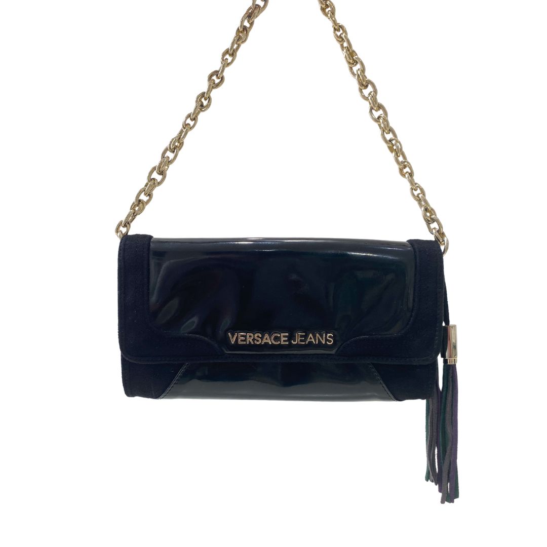 VERSACE JEANS - (borsa di seconda mano) Pochette - Nera