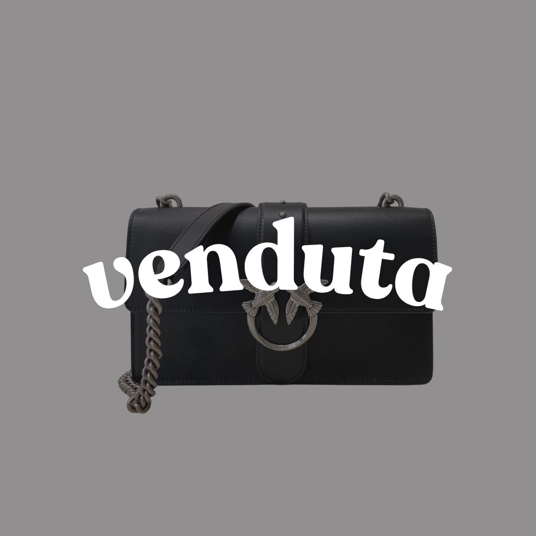 PINKO - (borsa di seconda mano) - Love Classic - Black/Silver