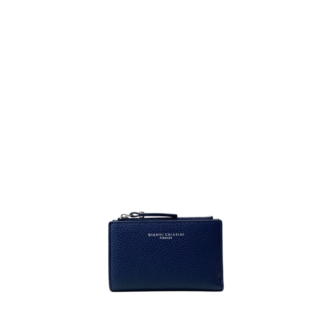 GIANNI CHIARINI - Wallets Dollaro Laminato - Navy