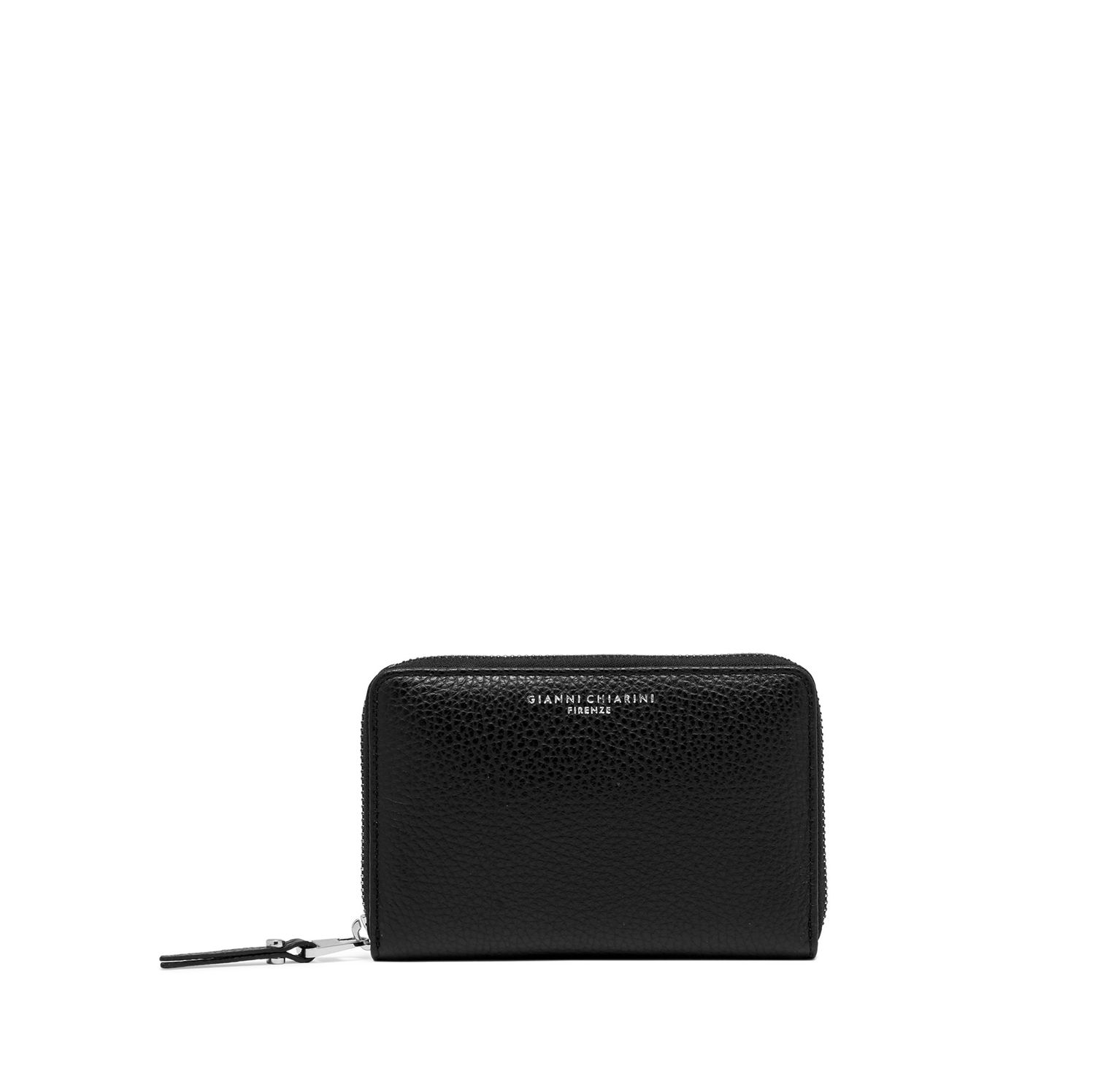 GIANNI CHIARINI - Wallets Grain zip around medio - Nero