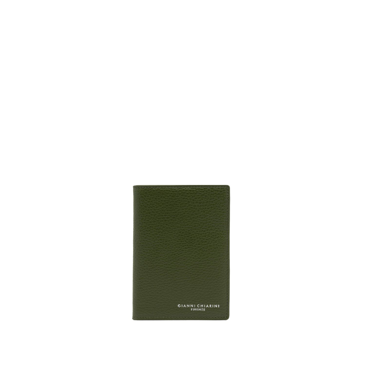 GIANNI CHIARINI - Wallets Grain p.ta Passaporto - Deeep Fir