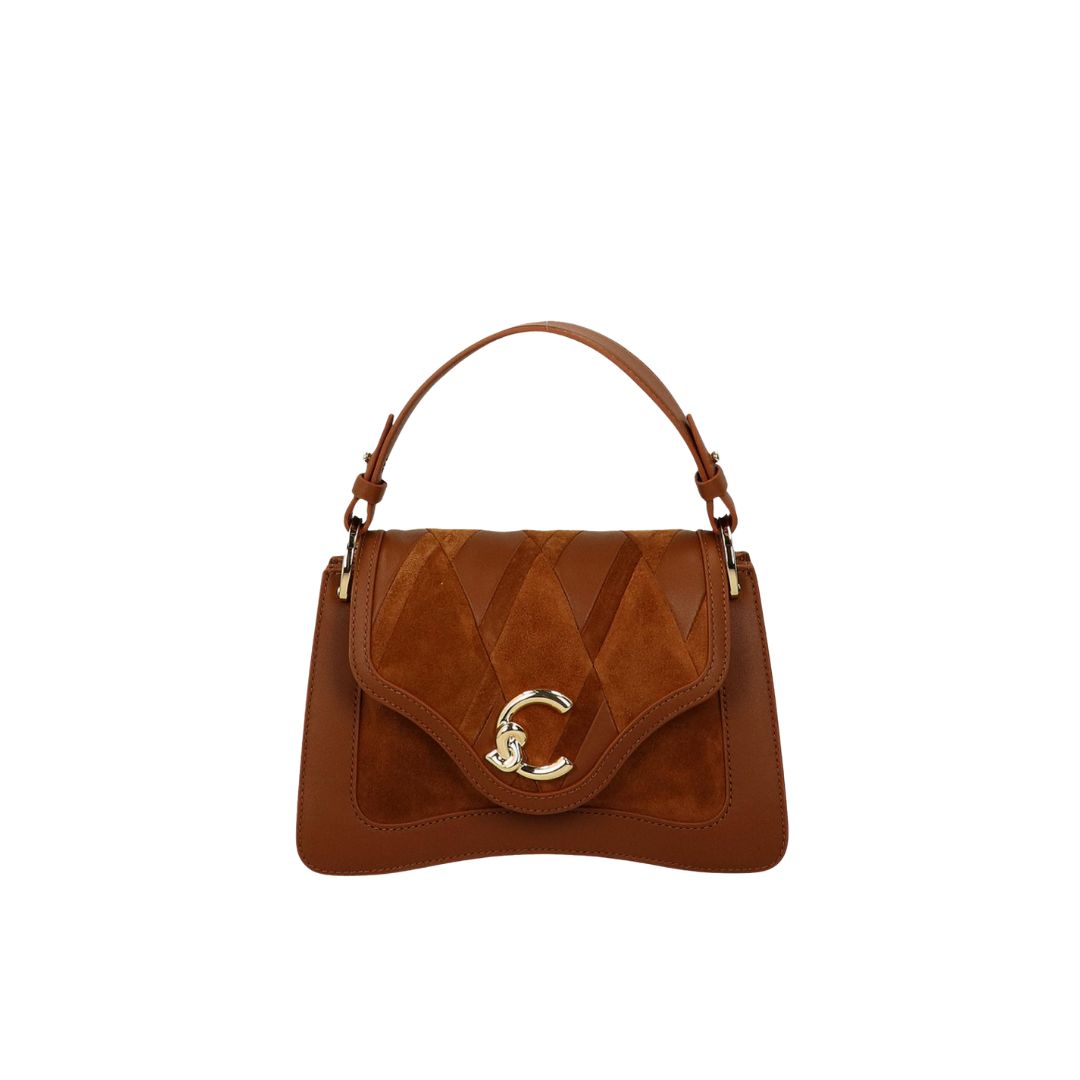 COCCINELLE - C-ME N.Geo.Pat Small - Cognac/Cognac