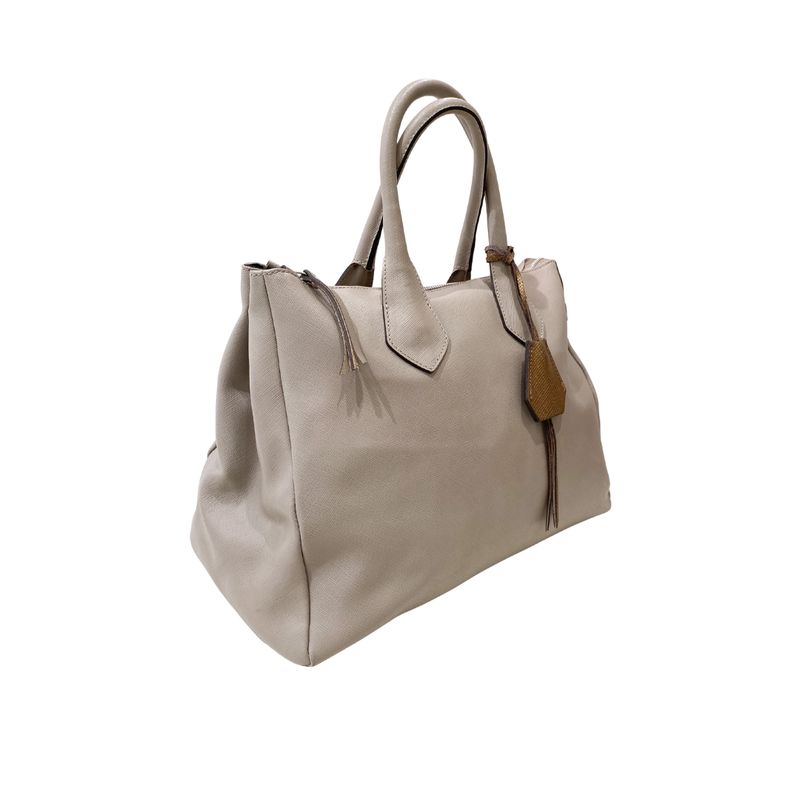GIANNI CHIARINI - (borsa di seconda mano) Bauletto mano e tracolla - Beige