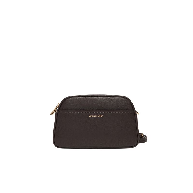 MICHAEL KORS - Jet Set Camera bag piccola in pelle  - Chocolate