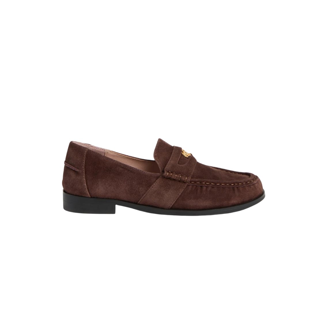 Coccinelle C-Penny Loafer Suede - Brunette