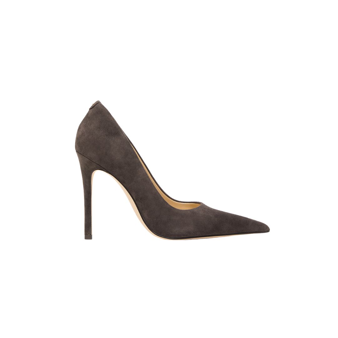 MICHAEL KORS - Décolleté Elyse in pelle scamosciata - Chocolate
