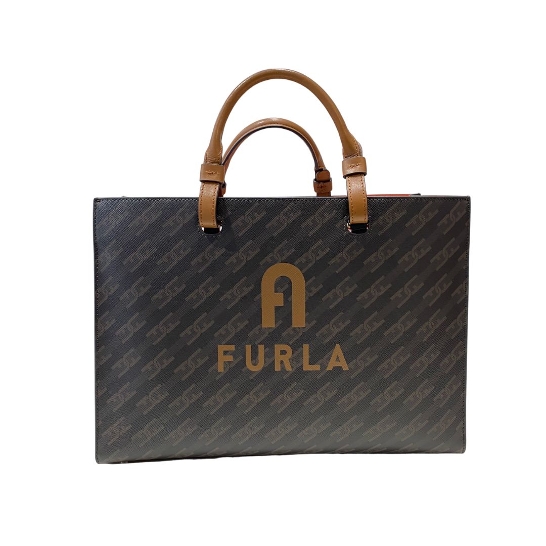 FURLA - (borsa di seconda mano) Borsa Varsity - Toni Caffè