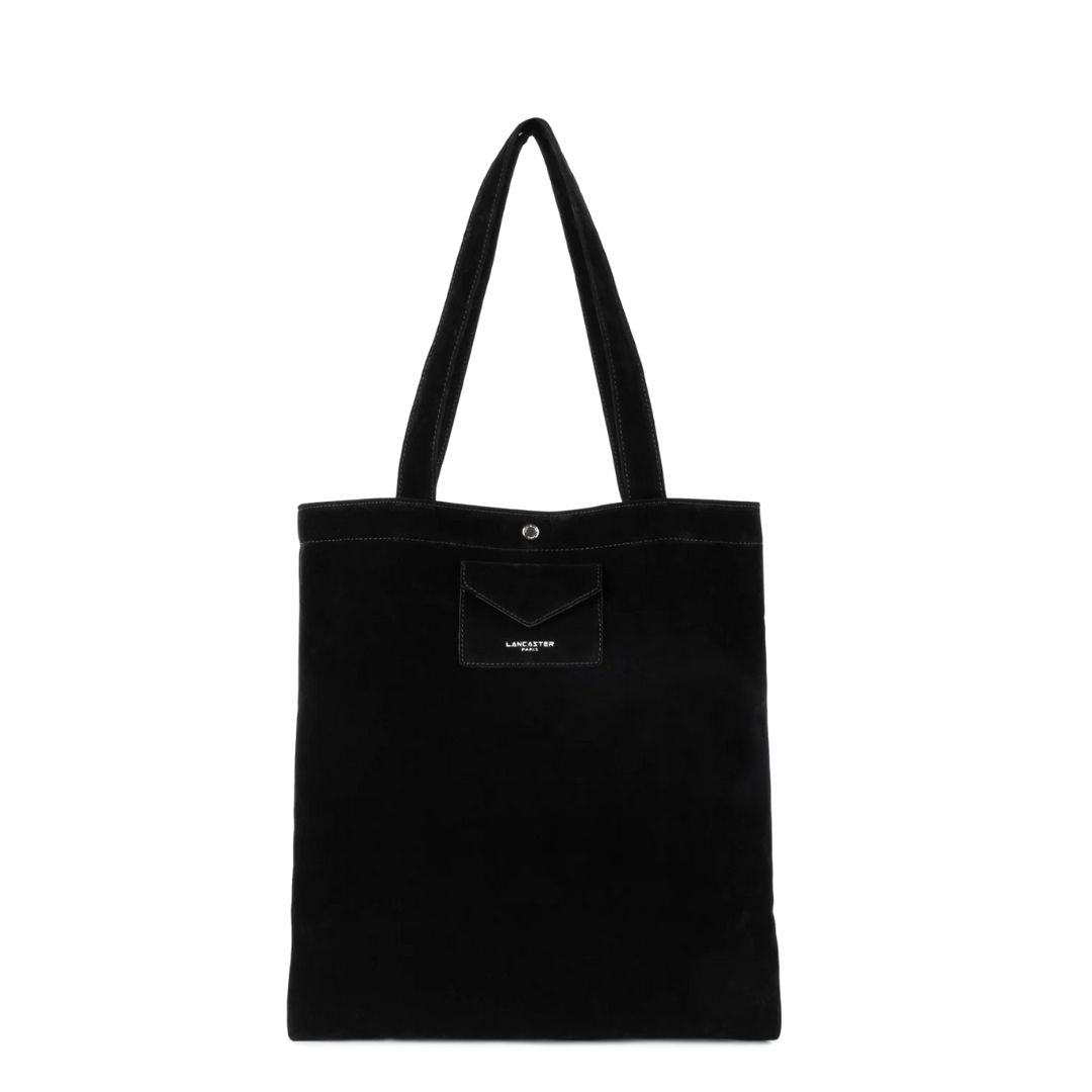 LANCASTER - Shopping grande suede look - Noir