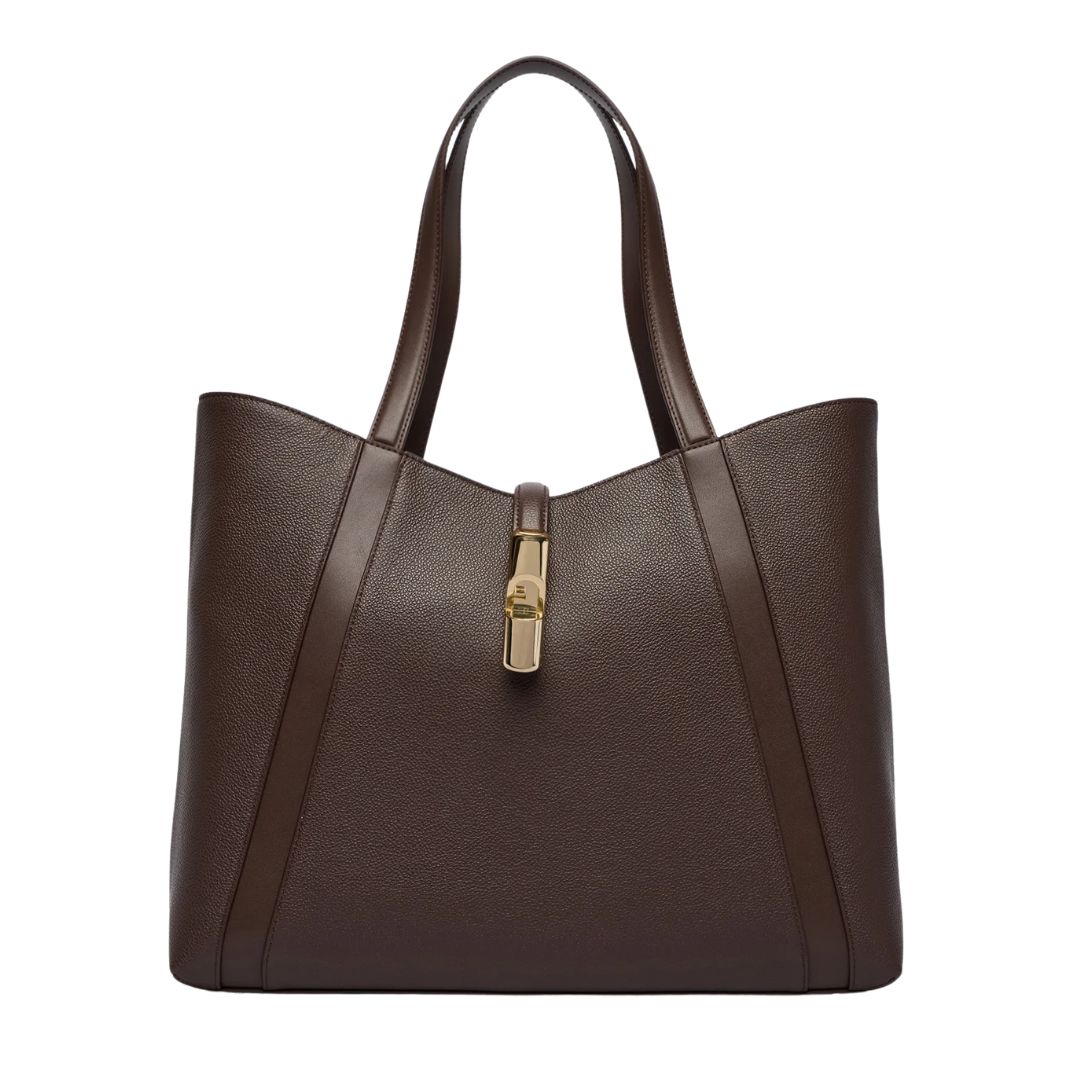 FURLA - Goccia Borsa a Spalla XL - Cioccolato