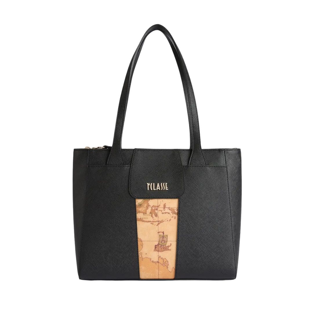 ALVIERO MARTINI - Windy City borsa shopping media - Black