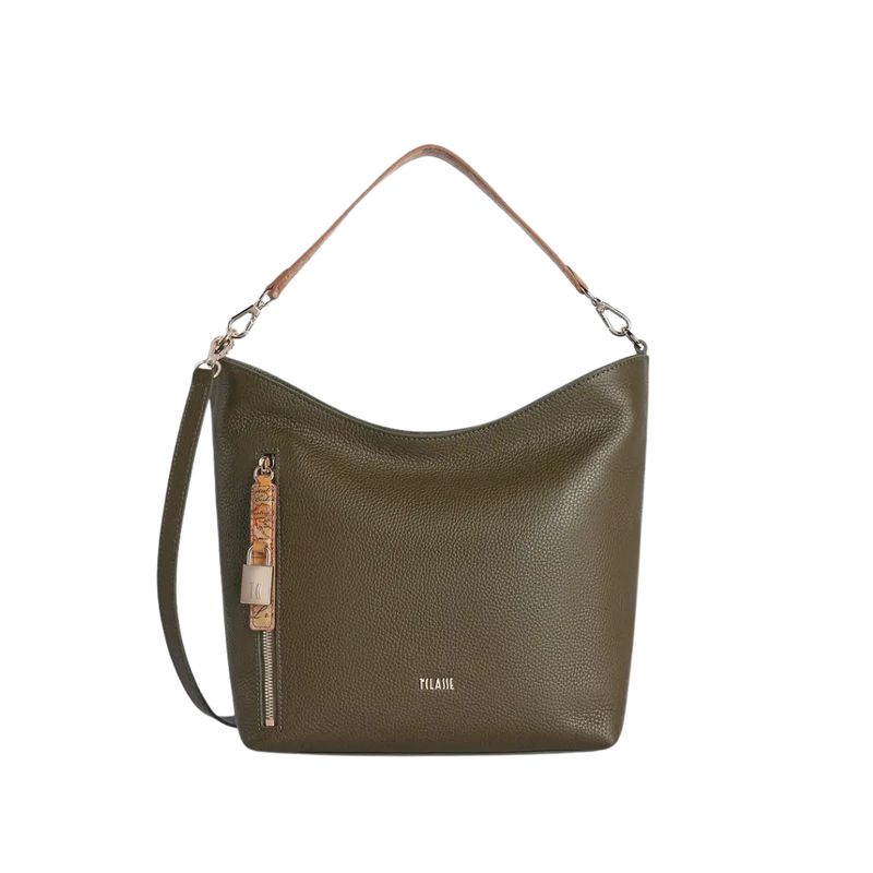 ALVIERO MARTINI - Mystery Bag sottospalla doppia portabilità - Verde Muschio