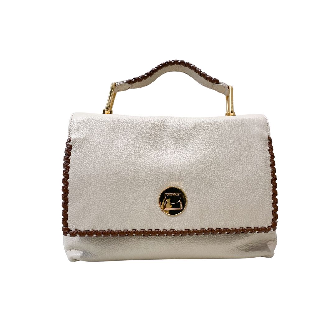 COCCINELLE - (borsa di seconda mano) Liya grande selleria - bicolor COCCINELLE - (borsa di seconda mano) Liya grande selleria - bicolor